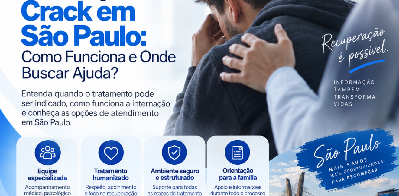 Tratamento e Internação para Crack em São Paulo: Como Funciona e Onde Buscar Ajuda