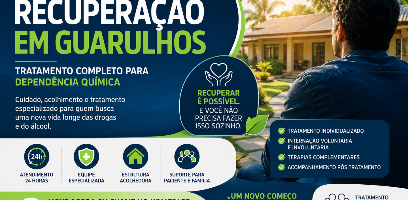 Clínica de Recuperação em Guarulhos: Tratamento Completo para Dependência Química