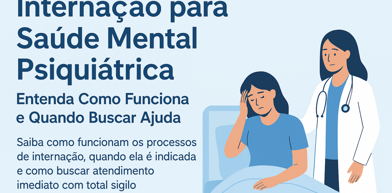 Internação para Saúde Mental Psiquiátrica: Como Funciona, Quando Indicar e Onde Buscar Ajuda