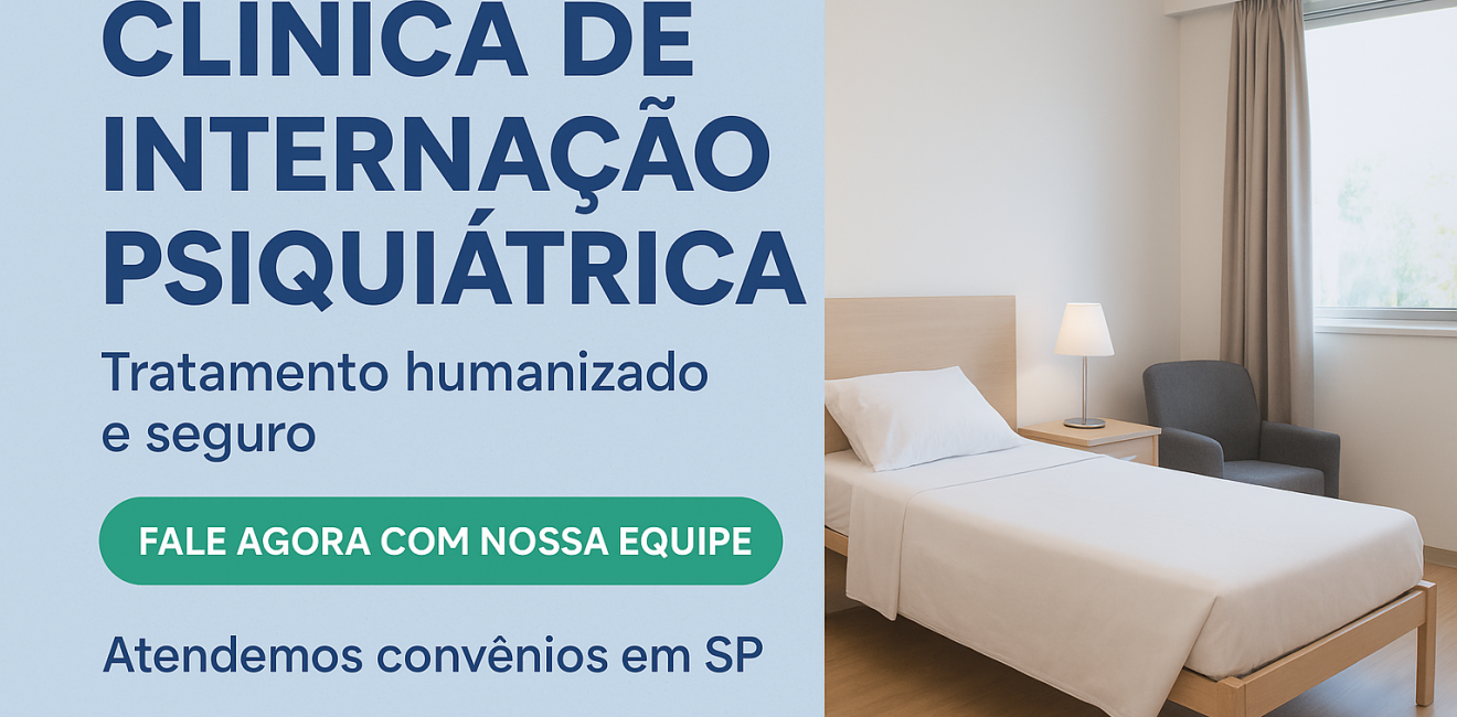 Clínica de Internação Psiquiátrica: Atendimento 24 Horas