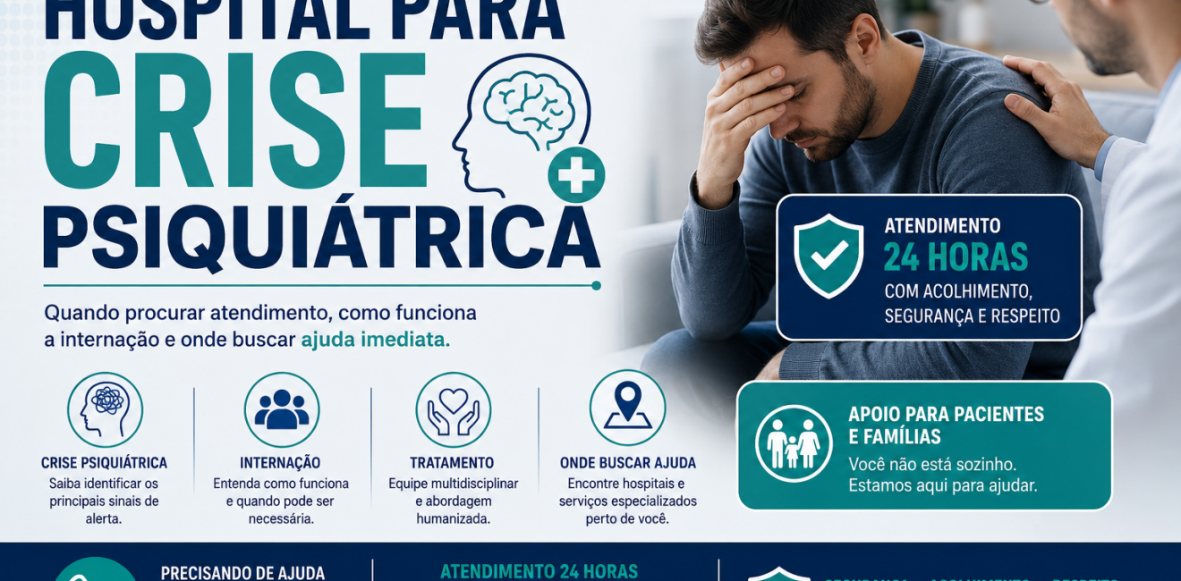 Hospital para Crise Psiquiátrica: Quando Procurar Atendimento, Como Funciona a Internação e Onde Buscar Ajuda Imediata