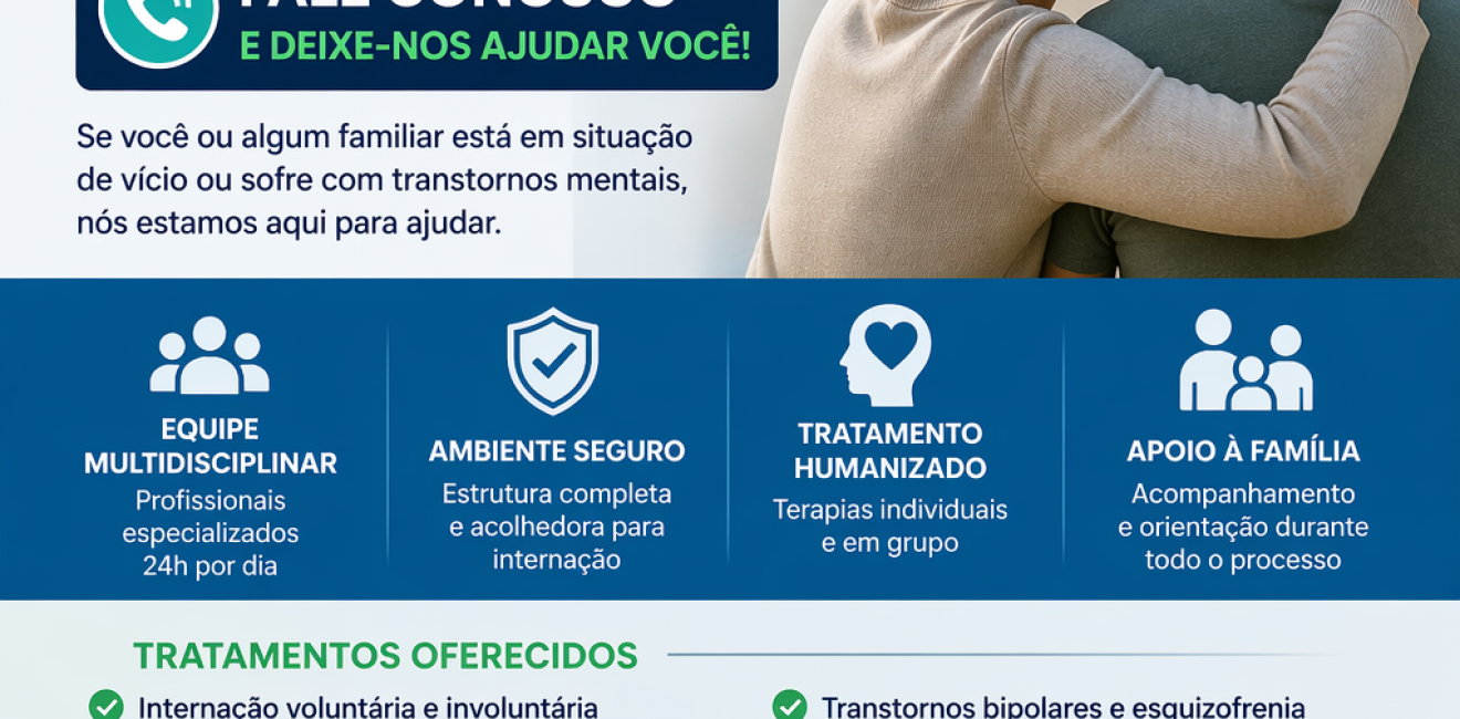 Hospital Especializado para Internação de Saúde Mental em São Paulo