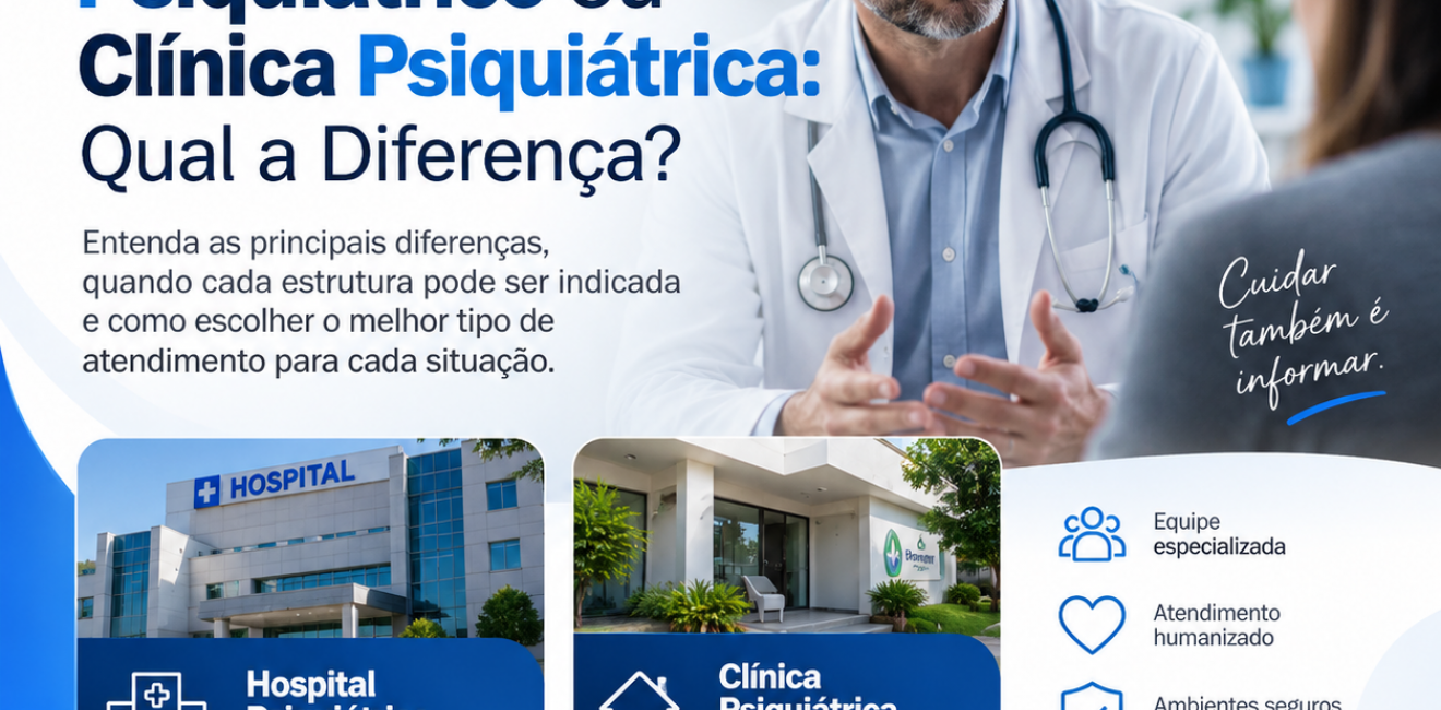 Hospital Psiquiátrico ou Clínica Psiquiátrica: Qual a Diferença?