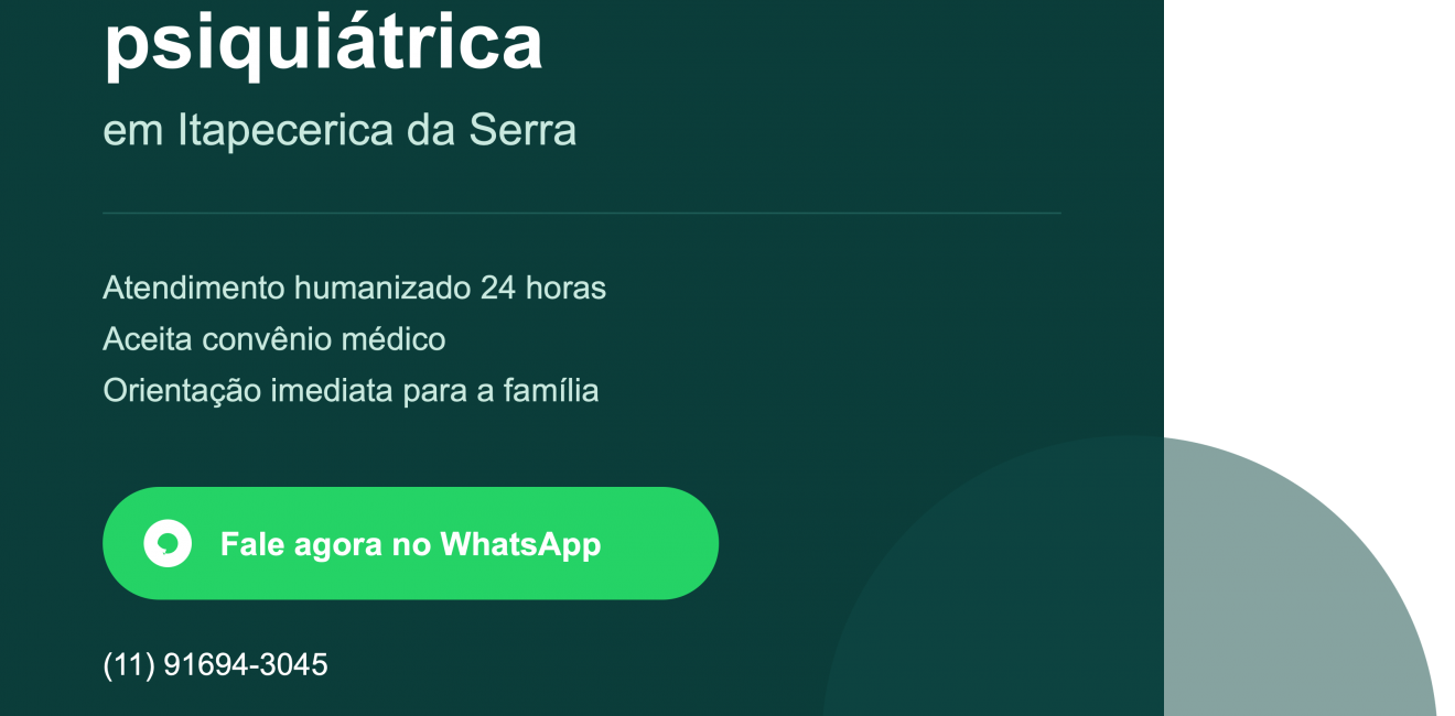 Internação Psiquiátrica em Itapecerica da Serra: Como Funciona, Quando é Necessária e Quais São Seus Direitos