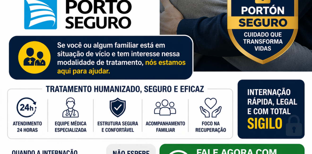 Internação Involuntária 24 Horas com Plano de Saúde Porto Seguro: Atendimento Imediato e Especializado