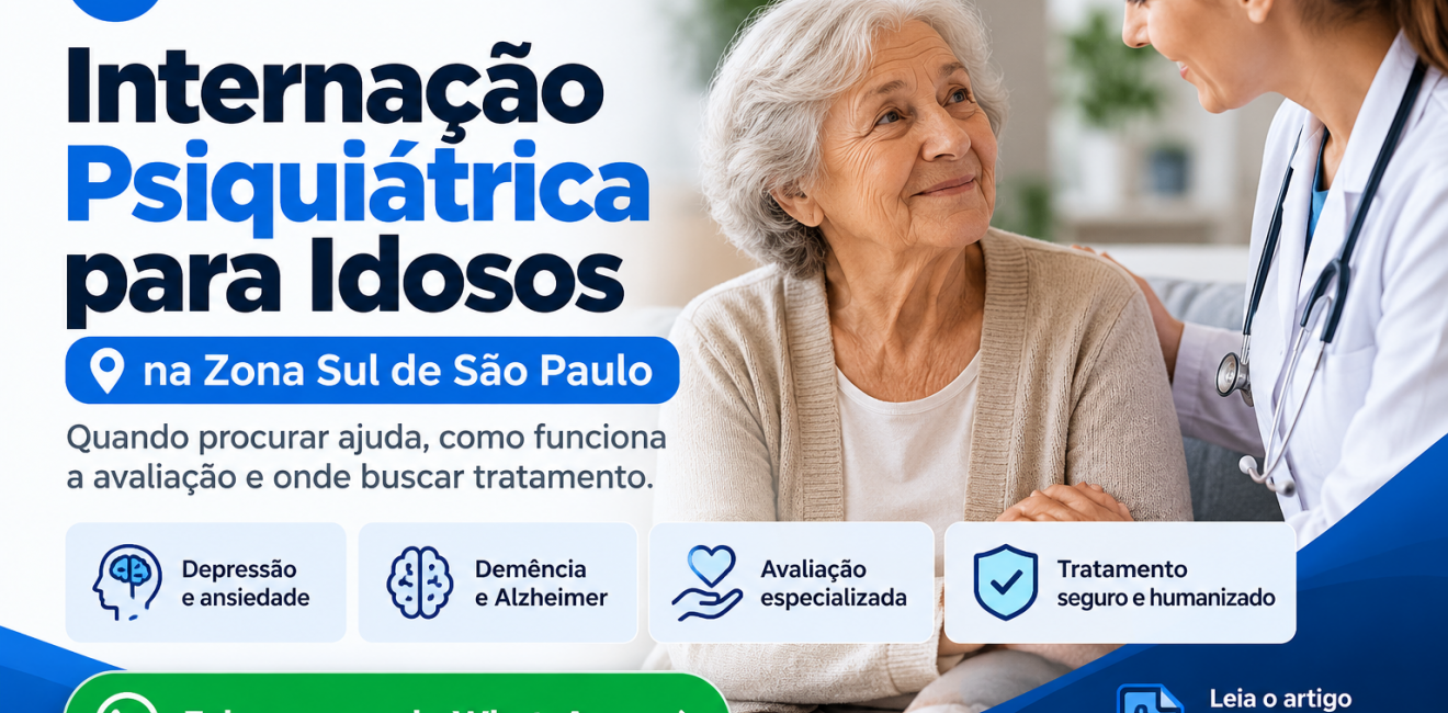 Internação Psiquiátrica para Idosos na Zona Sul de São Paulo: Quando Procurar Ajuda?