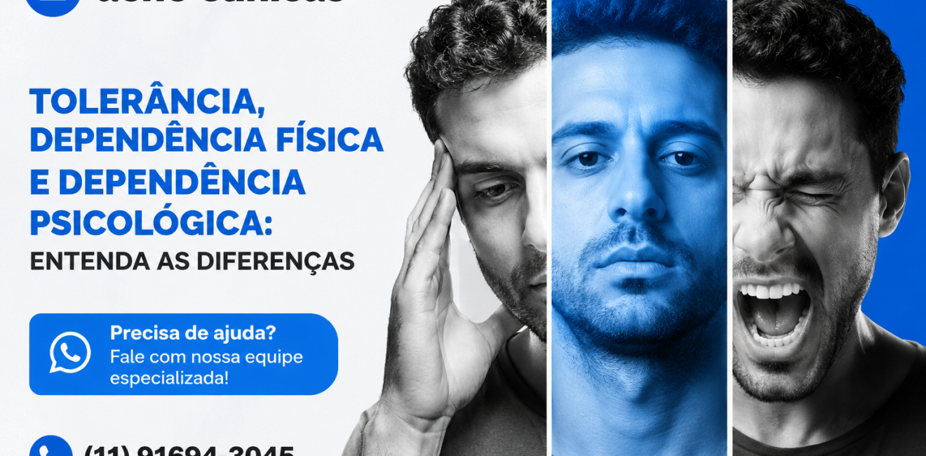 Tolerância, Dependência Física e Dependência Psicológica: Entenda as Diferenças