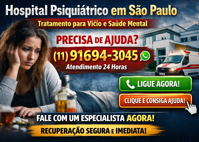 Hospital Psiquiátrico em São Paulo (SP): Atendimento Imediato e Humanizado 24h