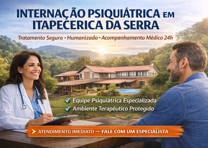 Internação Psiquiátrica em Itapecerica da Serra: Tratamento Seguro, Humanizado e com Acompanhamento Médico 24h
