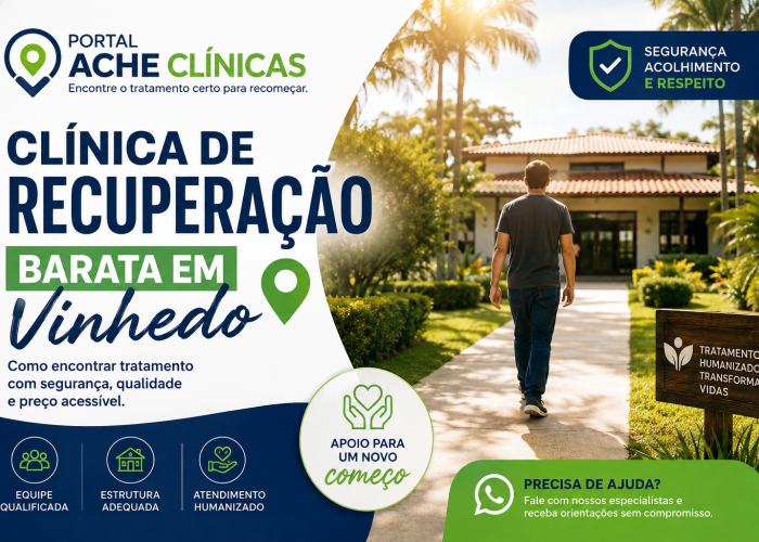 Clínica de Recuperação Barata em Vinhedo