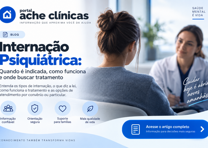 Internação Psiquiátrica: Quando é Indicada, Como Funciona e Onde Buscar Tratamento