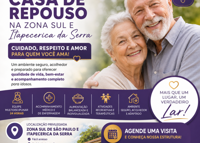 Casa de Repouso na Zona Sul e Itapecerica da Serra: Como Escolher um Local Seguro, Humanizado e Legalizado para o Cuidado do Idoso