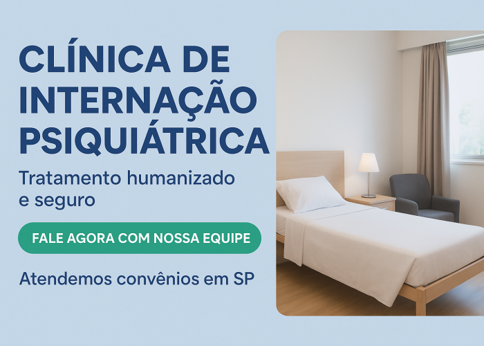Clínica de Internação Psiquiátrica: Atendimento 24 Horas