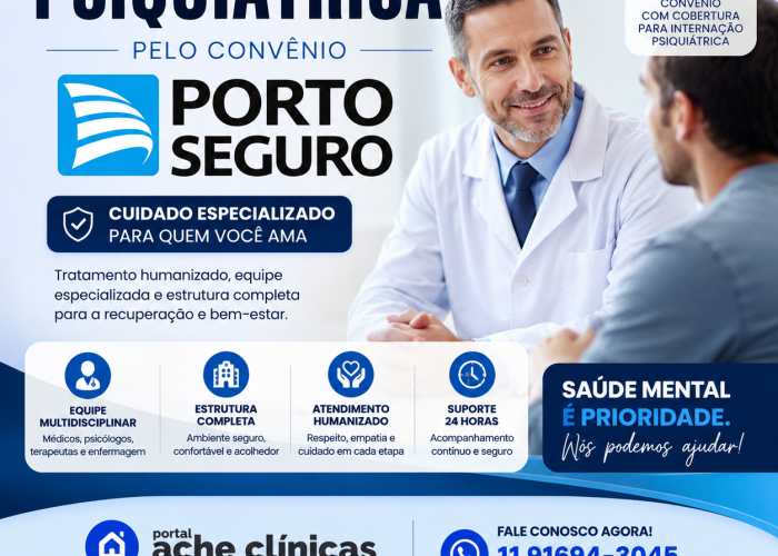 Internação Psiquiátrica pelo Convênio Porto Seguro: Como Funciona a Cobertura