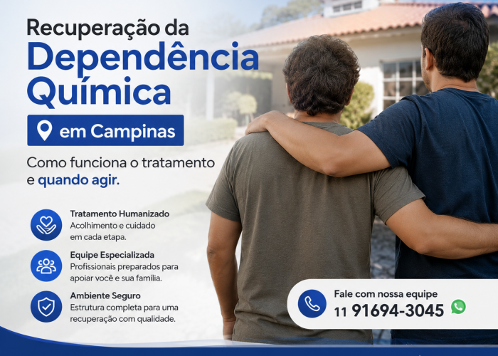 Recuperação da Dependência Química em Campinas | Portal Ache Clínicas
