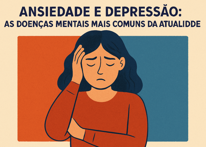 Ansiedade e Depressão: As Doenças Mentais Mais Comuns da Atualidade