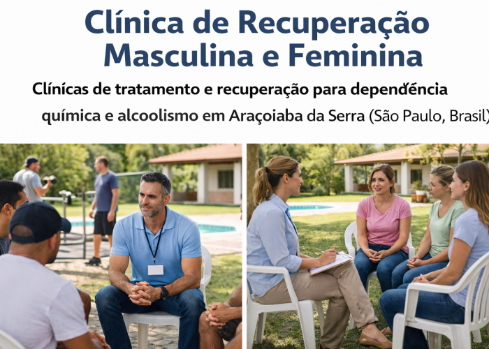 Tratamento e Clínicas de Recuperação em Araçoiaba da Serra (Feminina e Masculina)