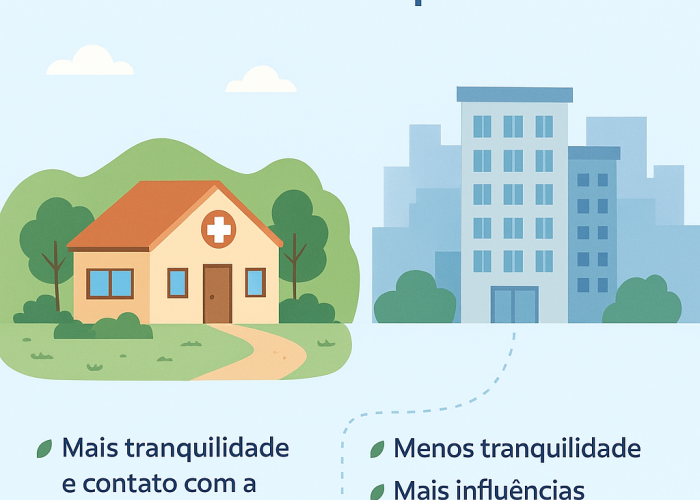 Clínica de Reabilitação no Interior de SP: Vantagens do Tratamento Fora da Capital